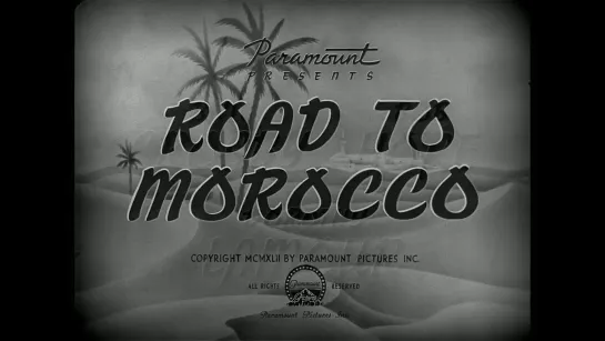 Bob Hope - Bing Crosby - Road To Morocco 1942 in english eng