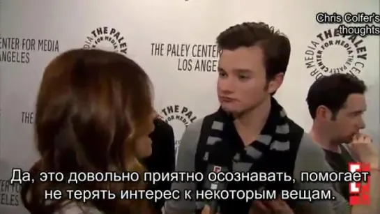 Chris Colfer, Darren Criss  Heather Morris Paley Fest 2011 Interview (rus sub)