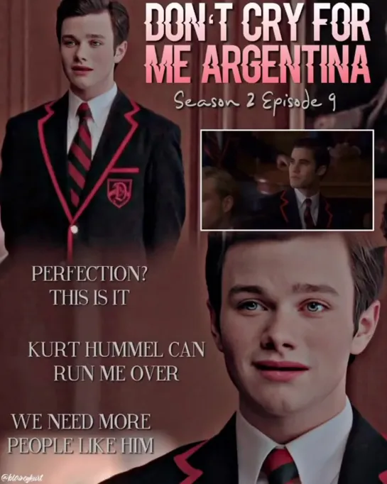 '9 times kurt hummel forgot he's human' (1/9)