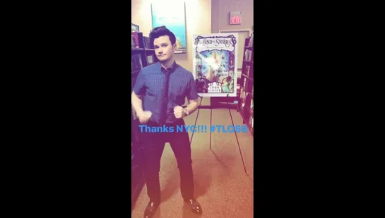 Chris Colfer via his Instagram Stories (July 11, 2017)