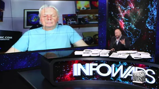 Дэвид Айк у Алекса Джонса на канале INFOWARS. Самое сильное интервью Дэвида ! Новинка ! 25.04.2020