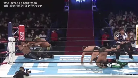 Taichi & Zack Sabre Jr. vs. Hirooki Goto & YOSHI-HASHI - 15.11.2020 (NJPW World Tag League 2020 - Day 1)