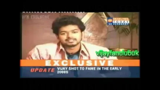 ACTOR VIJAY Singing EINGI IDUPALAGA - English news channel