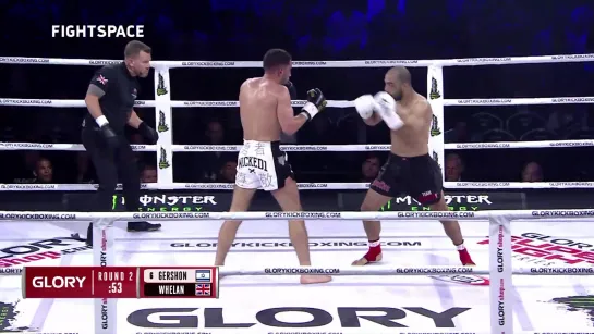 GLORY 65: Люк Вилан — Итай Гершон | Полный бой HD | Кикбоксинг