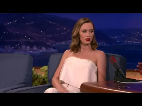 Conan 2014.06.04 Emily Blunt