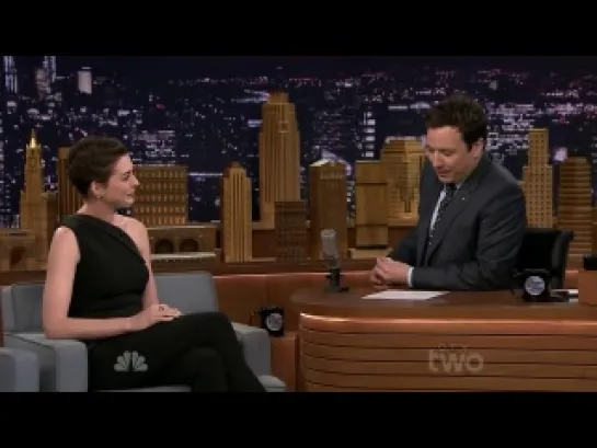 Jimmy Fallon 2014.04.08 Anne Hathaway