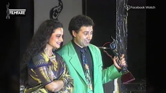 Sunny Deols winning moments onstage at the 36th Filmfare Awards