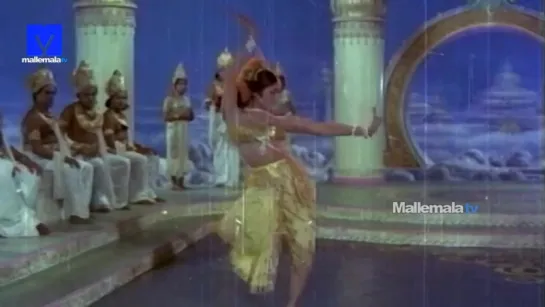 3-NTR Sri Krishna Vijayam - Indralokam Song - SVR, Jayalalithaa, Jamuna