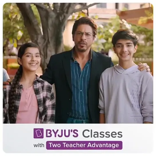 Shah Rukh Khan Byjus Ad