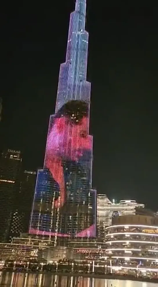 Трейлер фильма Pathaan на Burj Khalifa