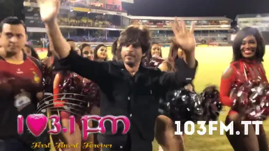 @iamsrk  did a lap of honour after today’s win by  @TKRiders  over  @JAMTallawahs