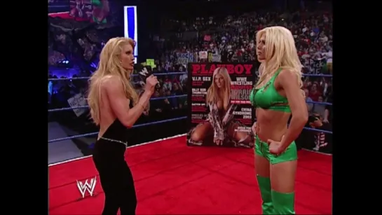 Sable returns, interrupts Torrie Wilson playboy unveil