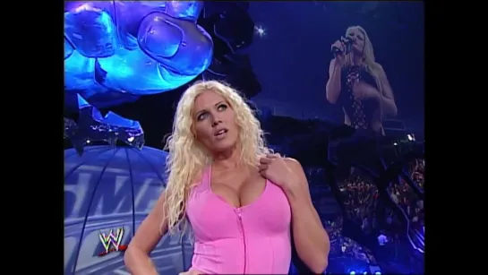 Torrie Wilson vs Dawn Marie - Sable issues challenge Torrie shows pink bra (accepts)