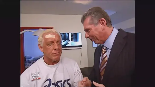 Vince McMahon and Candice Michelle plus Ric Flair