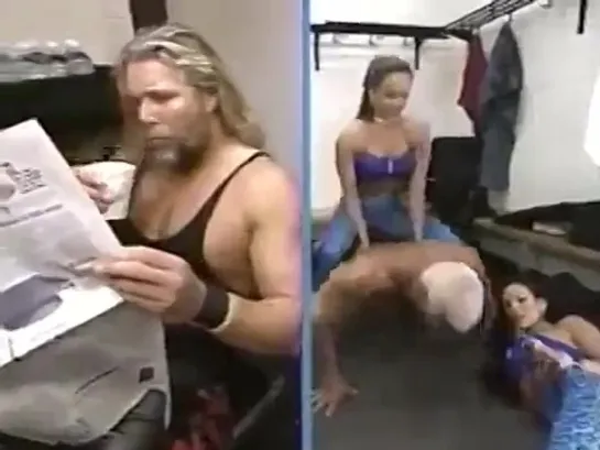 WCW Thunder: Scott Steiner & Kevin Nash - Backstage (24 Мая 2000)