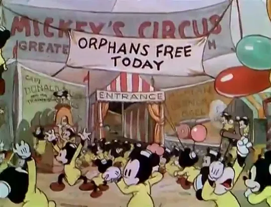 Mickey Mouse - Mickey's Circus [Disney shorts in English] (1936)