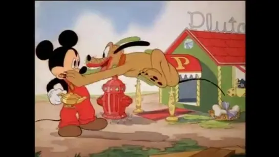 Mickey Mouse - Pluto's Dream House [Disney shorts in English] (1940)