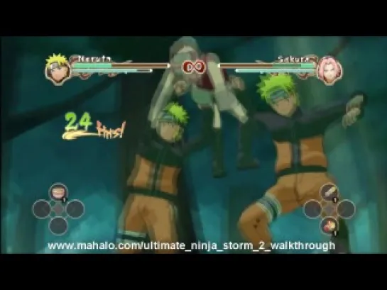 Naruto Shippuuden Ultimate Ninja Storm 2 Walkthrough - Prologue Part 3 - Naruto vs Sakura