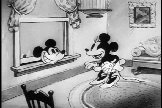 1931-07-07 [MM]+[PLUTO] Mickey Steps Out) (ЧБ, перевод отсутствует)