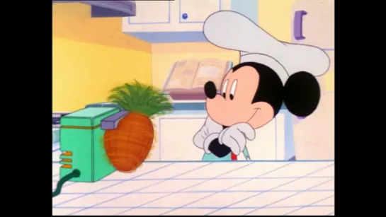 Микки Маус, Плуто - Микки пытается готовить (02.10.1999) HD720 (Mickey Tries to Cook)