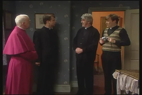 Father Ted 3x06 Kicking Bishop Brennan up the Arse