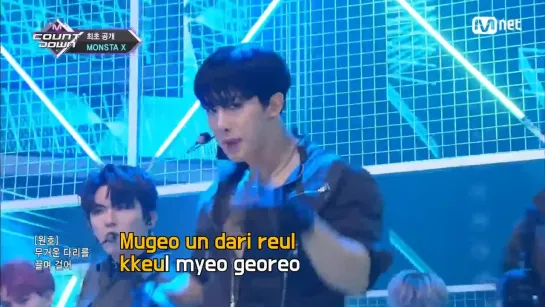 [VK][181026][MSG Karaoke] MONSTA X - SHOOT OUT @ M!Countdown