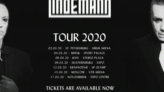 LINDEMANN - Tour 2020