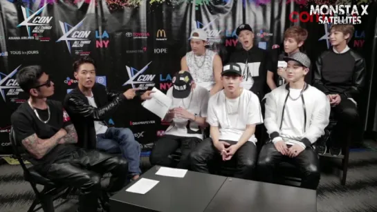 [RUS.SUB][05.08.2015] Monsta X Interview COM2US (KCON15)