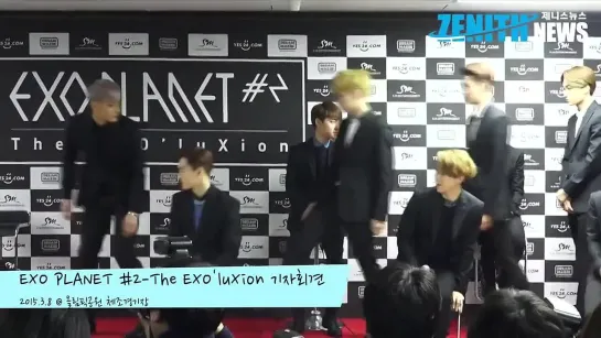 150308 EXO PLANET #2 – The EXOluXion in Seoul Press conference