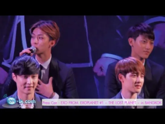 140912 Press Con  EXO FROM. EXOPLANET 1  in BANGKOK Part2