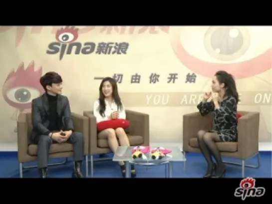 140214 Chen & Zhang LiYin @ Sina Interview Part 1