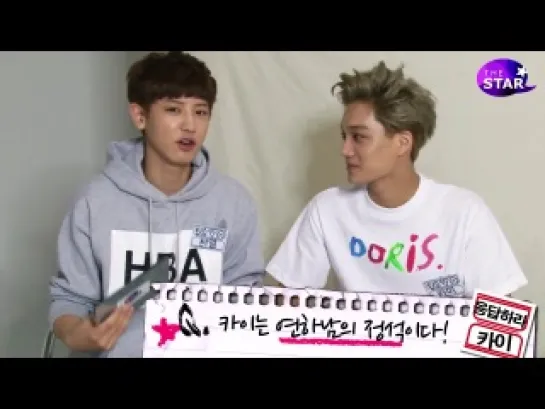 [VIDEO] 130830 Kai @ The Star Interview