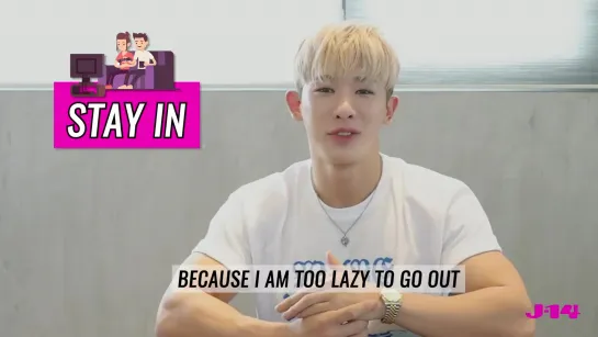 [VK][200907] Wonho Reveals If He Likes Instagram or TikTok More | This or That @ J-14 Magazine