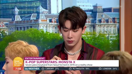 [VK][190711] MONSTA X Interview @ Good Morning Britain