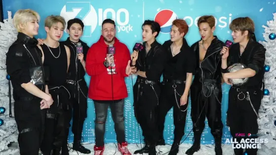 [VK][181208] MONSTA X Explains How They Do Christmas in Korea @ Z100 New York