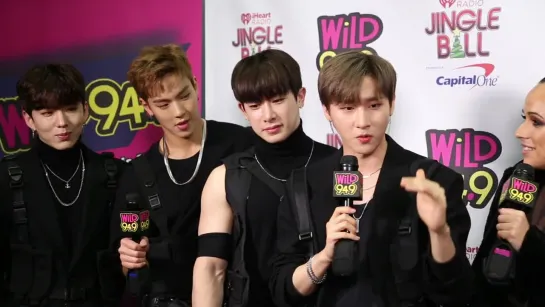 [VK][181202] MONSTA X talks Preparing their Dance Moves, Performing at Jingle Ball, and Fellow Performers! @ WiLD 949