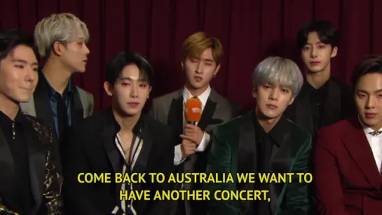 [VK][170923] Message from MONSTA X @ Backstage #KCON2017Australia