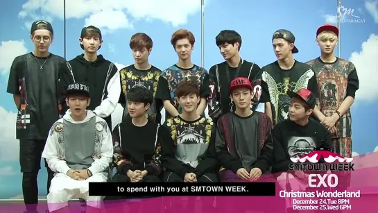 SMTOWN WEEK f(x) & EXO "Christmas Wonderland" EXO Interview