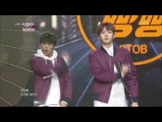 [PERF] 14.03.2014: BTOB - 뛰뛰빵빵 (Beep Beep) @  Music Bank