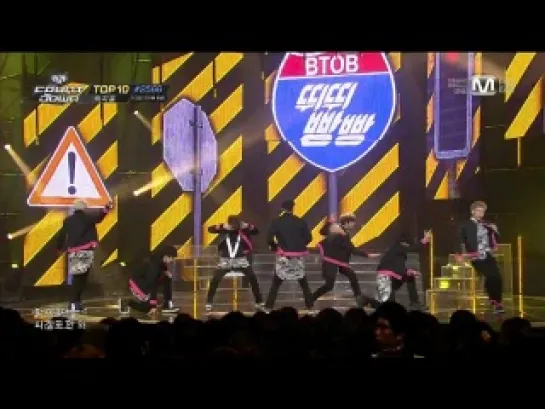 [PERF] 27.02.2014: BTOB - 뛰뛰빵빵 (Beep Beep) @ M!Countdown