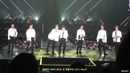 [FANCAM] 12.08.2018: BTOB - It's Okay (Общий фокус + фокус на Ынквана) @ 2018 BTOB TIME -THIS IS US-