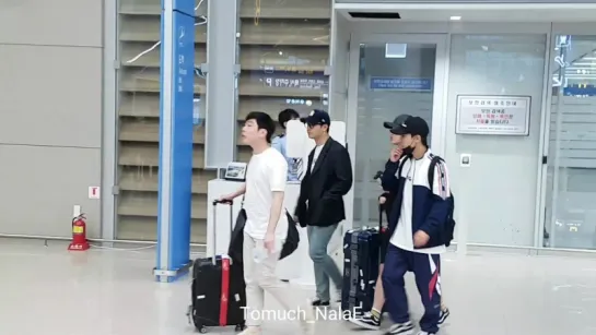 [FANCAM] 30.04.2018: BTOB в аэропорту Инчхон