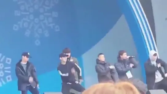 [FANCAM] 14.02.2018: BTOB на репетиции @ Pyeongchang Headliner Show