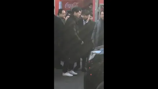 [FANCAM] 01.02.2018: Сончжэ после Coca Cola Event