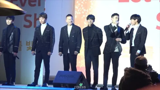 [FANCAM] 13.01.2018: BTOB - Talk @ Gwanghwamun Pyeongchang Olympics Torch Relay Event