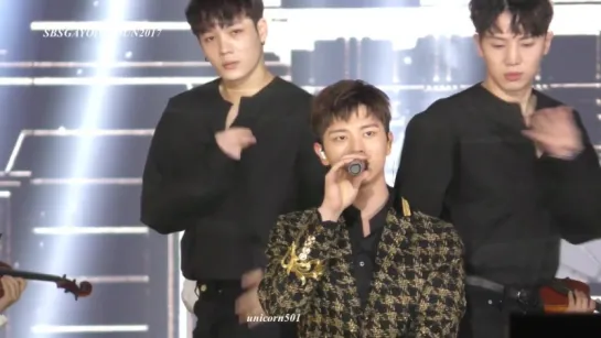 [FANCAM] 25.12.2017: BTOB - Missing You (Фокус на Сончжэ) @ SBS Gayo Daejun