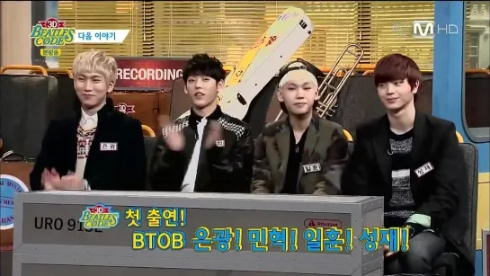 [PREVIEW] 11.02.2014: Eunkwang, Minhyuk, Ilhoon, Sungjae @ Mnet Beatles code 3D