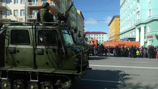 С Днём великой победы. Парад 9 мая Мурманск