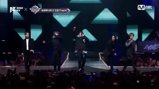 TraxX x Super Junior - Opening Perf. + Sorry, Sorry @ KCON 2018 NY 180705