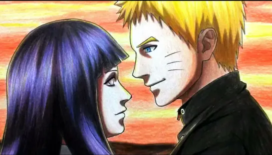 Speed Drawing OST - Naruto and Hinata (The Last_ Naruto The Movie)